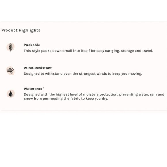 FREE PEOPLE Singin' In The Rain Printed Packable Jacket - Small & Medium - Picture 10 of 15